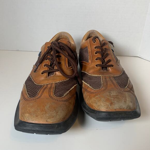 John Fluevog FUTURE ANGEL Casual Designer Sneakers Men's Size 10 M Brown - Picture 7 of 9